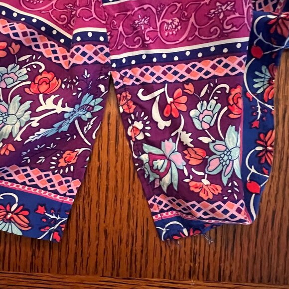 Halife Pink Floral Lightweight Boho-Chic Tunic Tassel Shift Dress, Size XL, EC - Picture 9 of 9